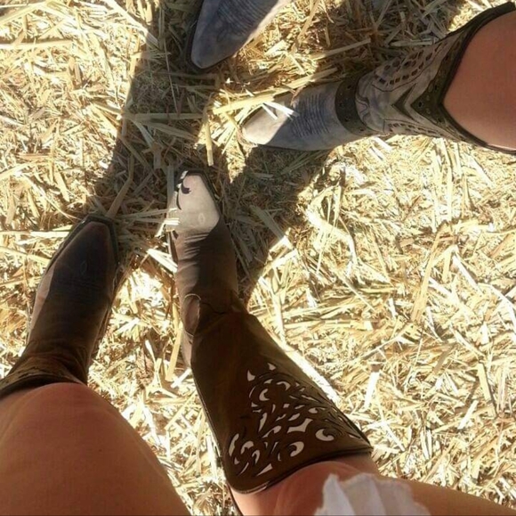 Ariat Knee High Cowboy Boots - Picture 2 of 7